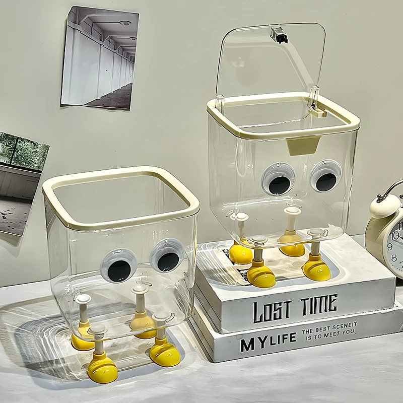 可爱桌面垃圾桶迷你卡通学生宿舍书桌餐桌卧室床上小号垃圾收纳盒