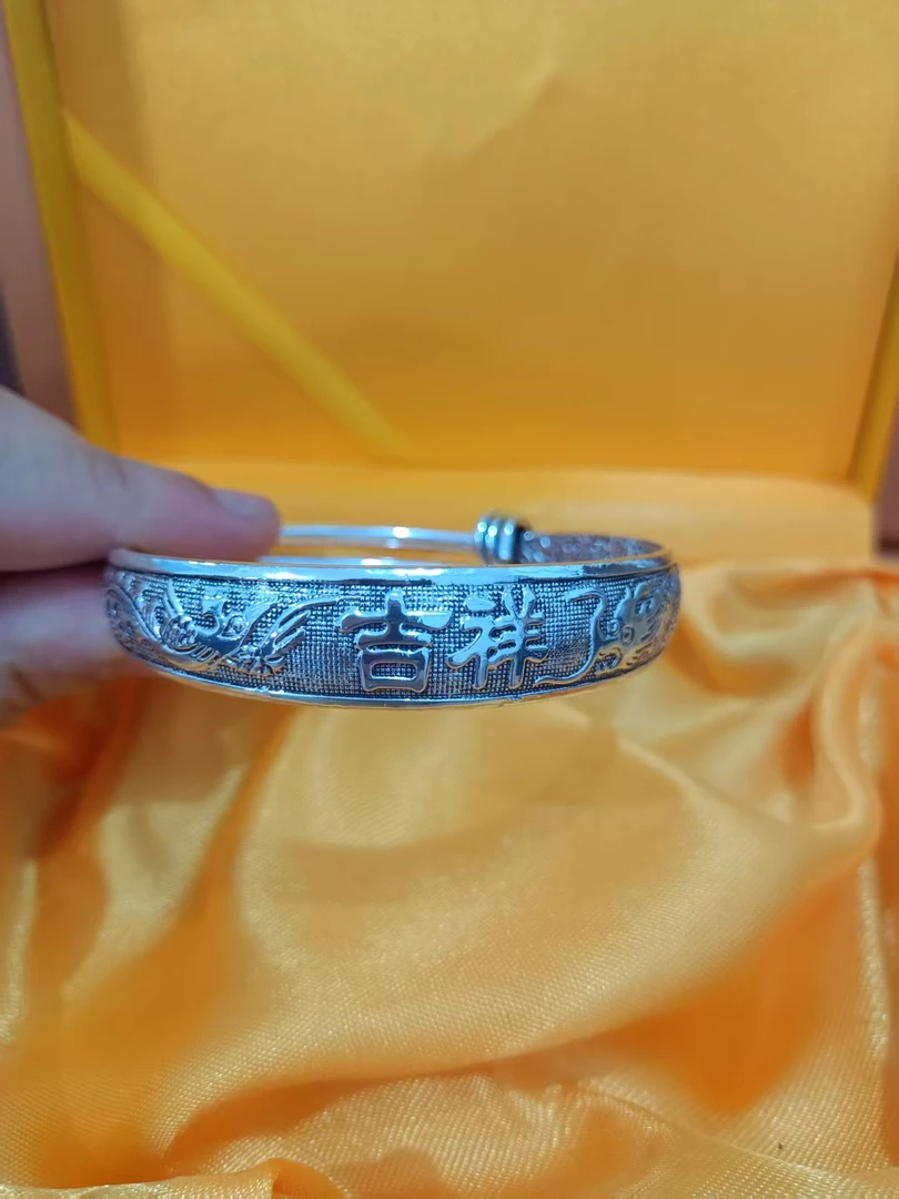 精品古银推扣手镯 YM110