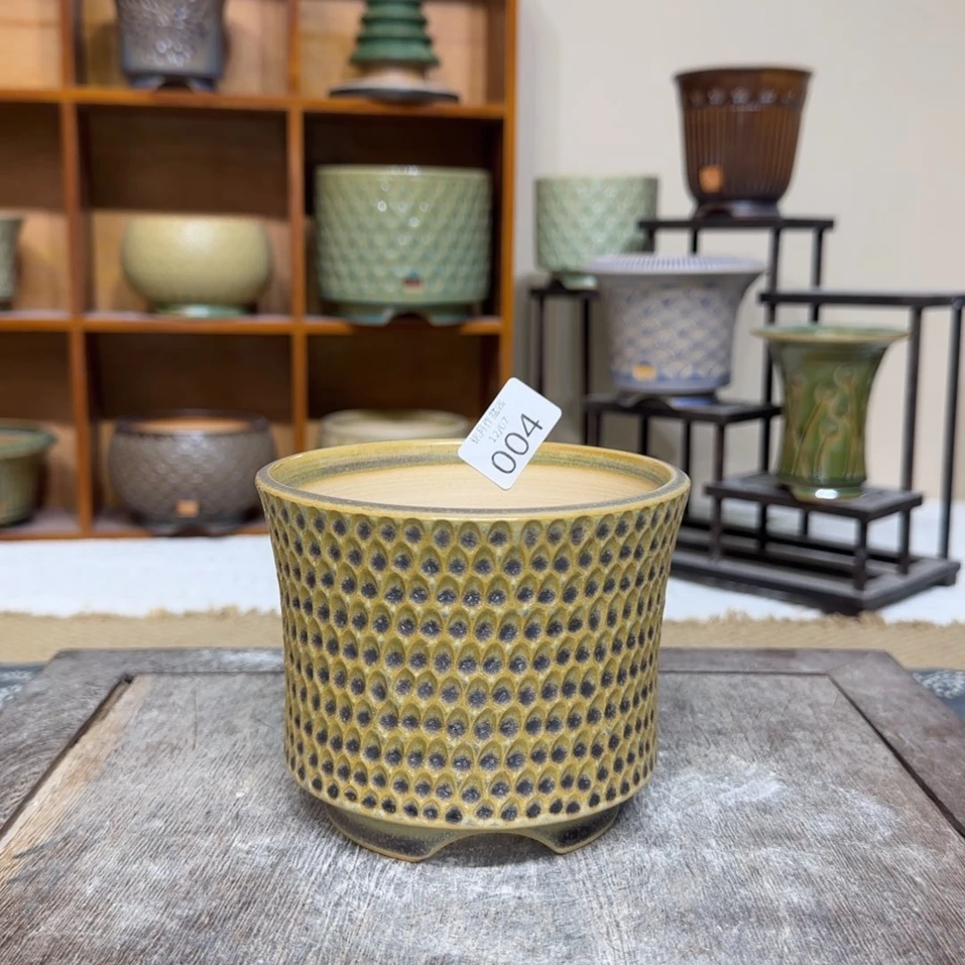 手工花盆 004 内口口径 10.5 cm 外高 9.5cm