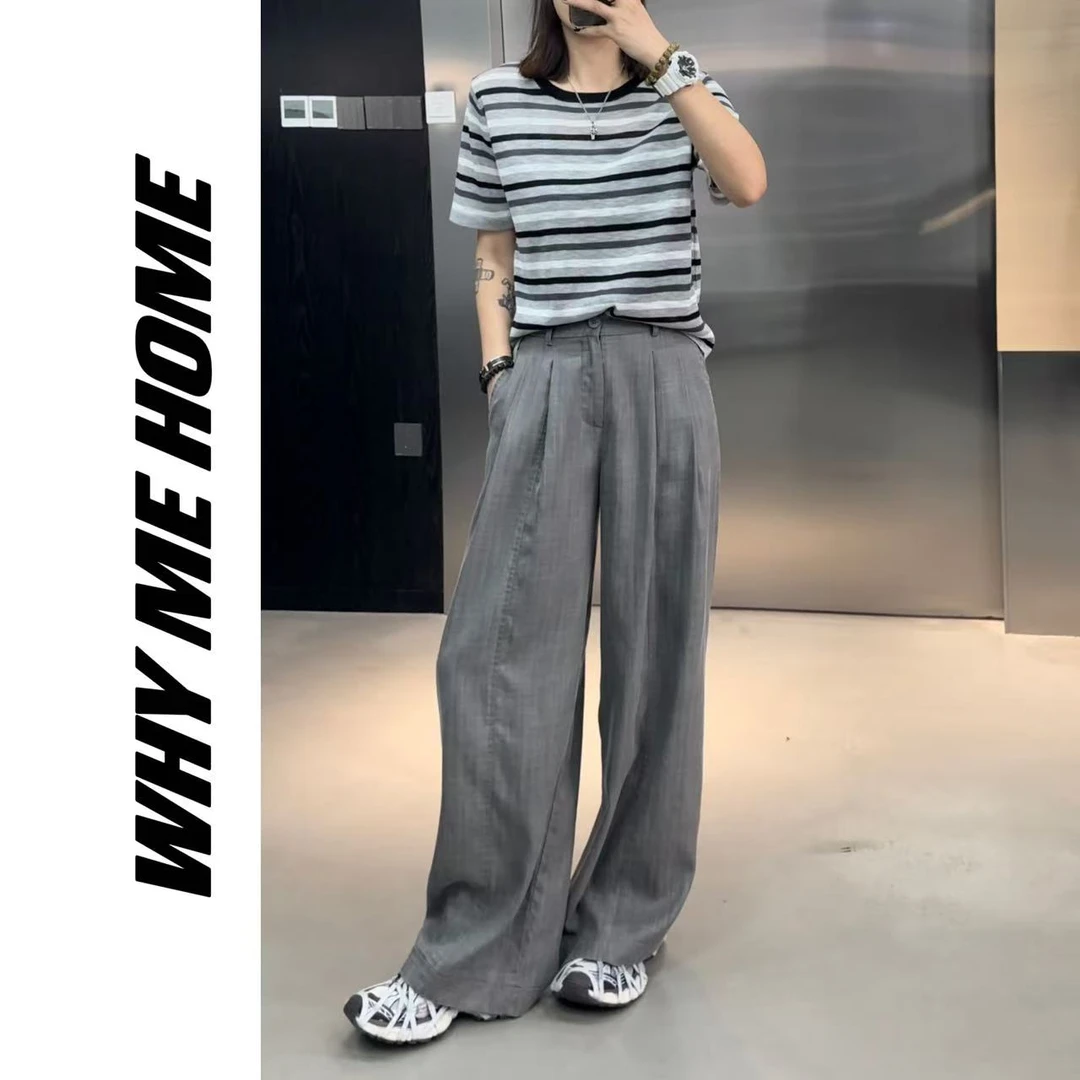 【轻奢裤】雅痞风格高定系列天丝亚麻西装裤7277