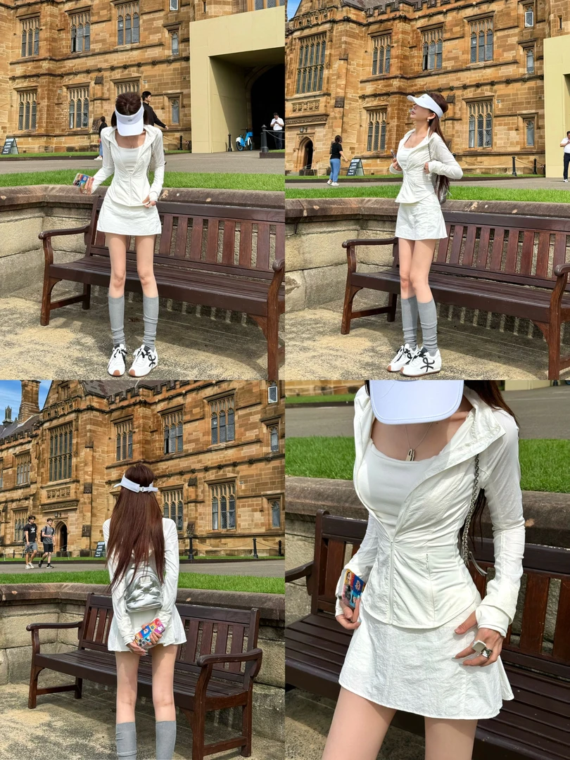 婉君【小束腰防晒衣】律动莫兰迪穿搭百搭开衫外套LWJ24B2C859