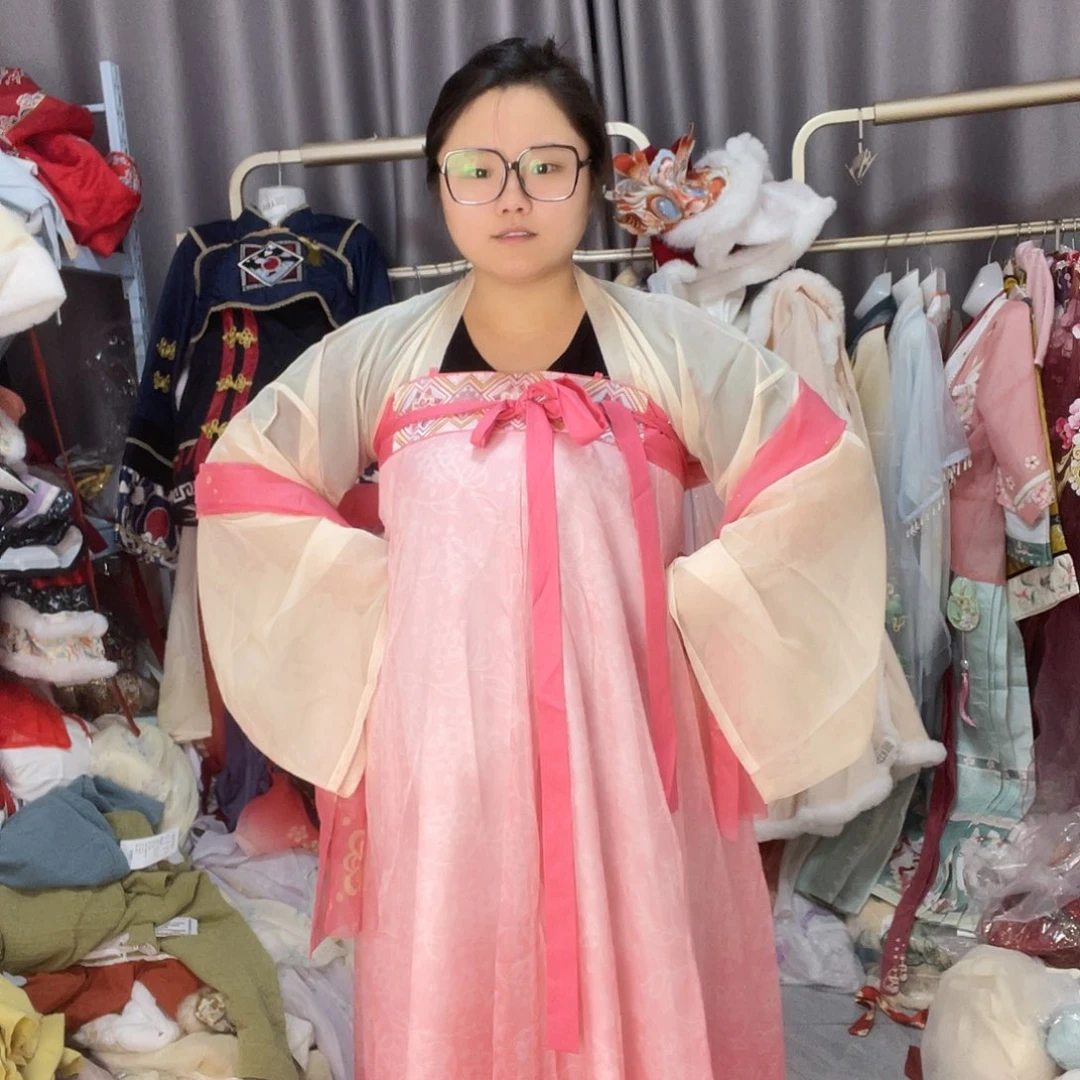 粉色唐制s m l备注尺码