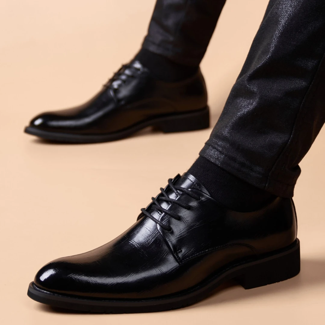 卡汐沐『精选』力荐！男鞋正装商务皮鞋英伦风软底透气时尚潮鞋男款
