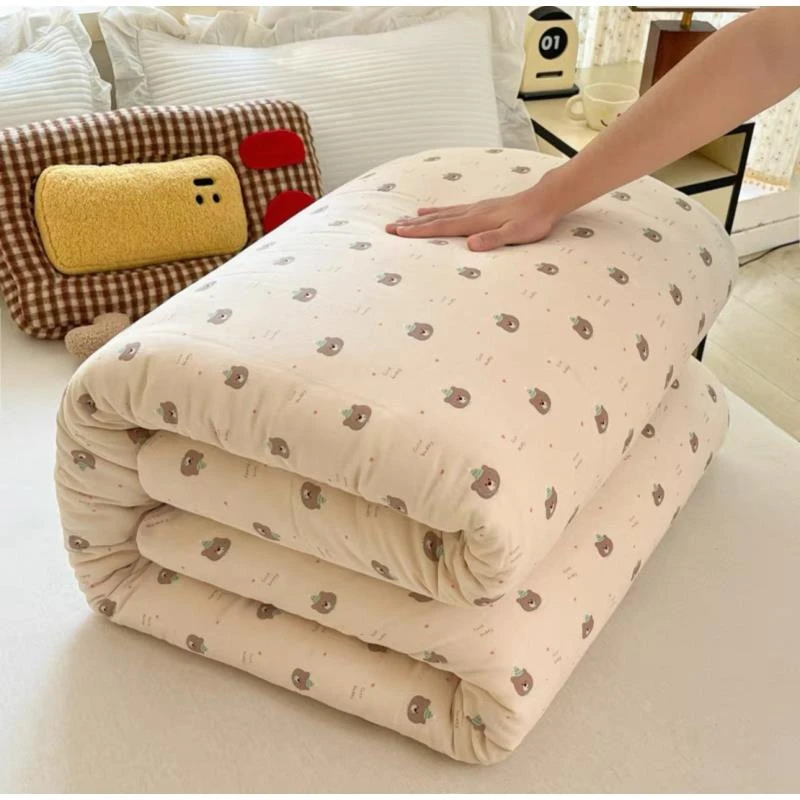 新疆棉被100%棉芯活里活面单双人棉被芯褥子学生宿舍家庭酒店专用