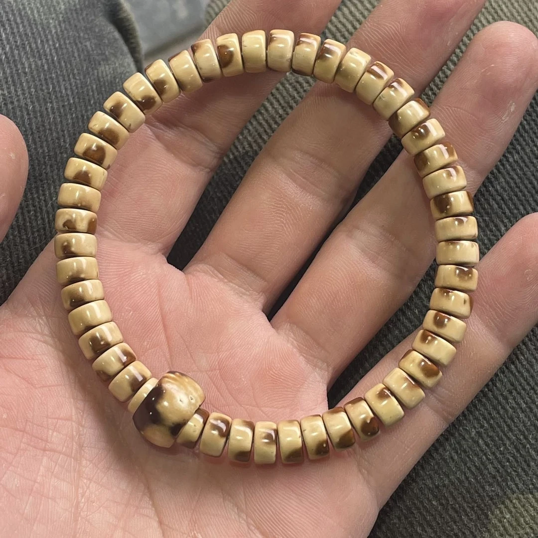 【佳哥严选】 J85459-紫金鼠熊猫实心药片单圈-尺寸7mm左右-7mm左右