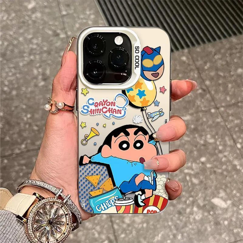 网红同款零食小新适用于苹果17AIR手机壳iPhone16PROMAX创意15爆