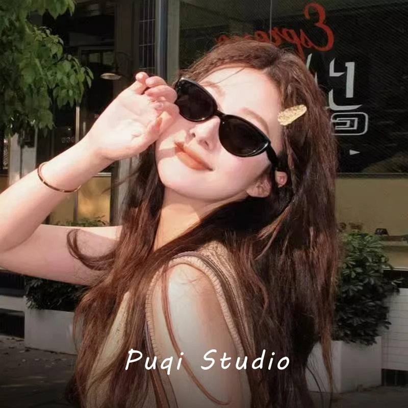 帕森精品牌韩版三角形偏光猫眼墨镜女款潮夏季遮阳防紫外线小脸凹