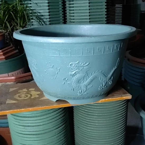 控根器50直径3个有孔龙缸盆70型号3个