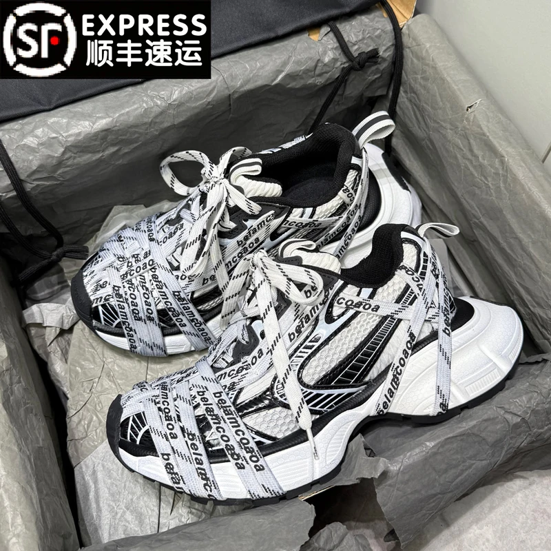 99%还源~复古脏脏新款巴黎厚底老爹男鞋女2025秋季做旧休闲鞋运动