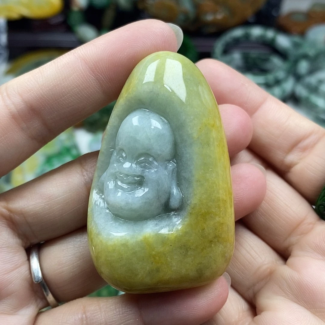 颈饰未镶嵌翡翠牌子