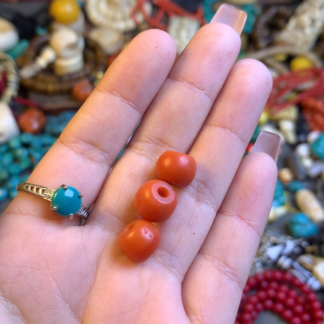 红***手菩提根/象牙果吊坠…………………