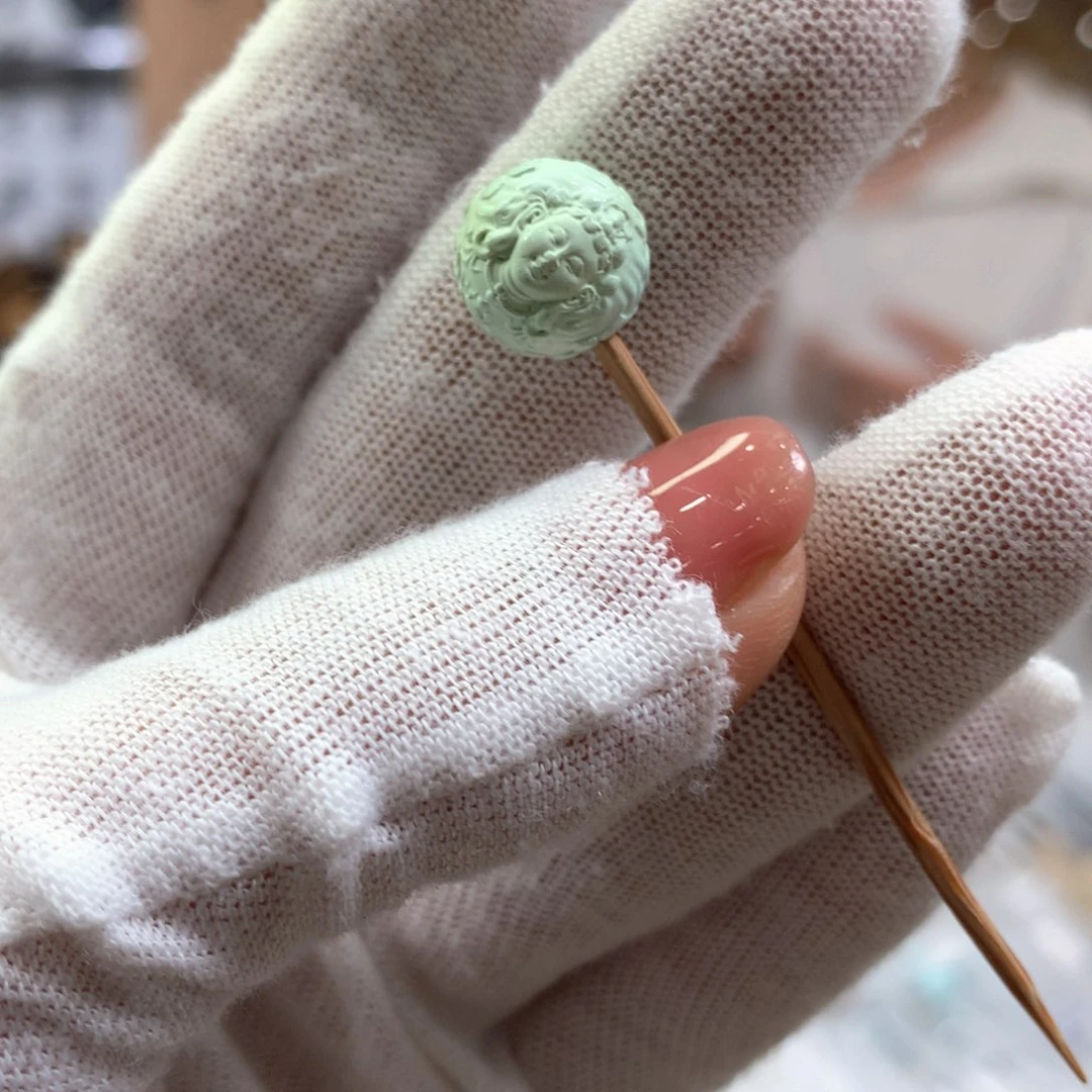 绿松石未镶嵌挂件