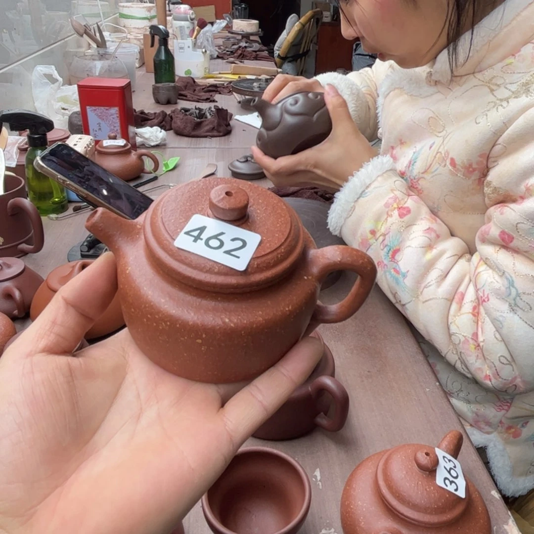 紫砂茶壶降坡泥德中210左右瑕疵