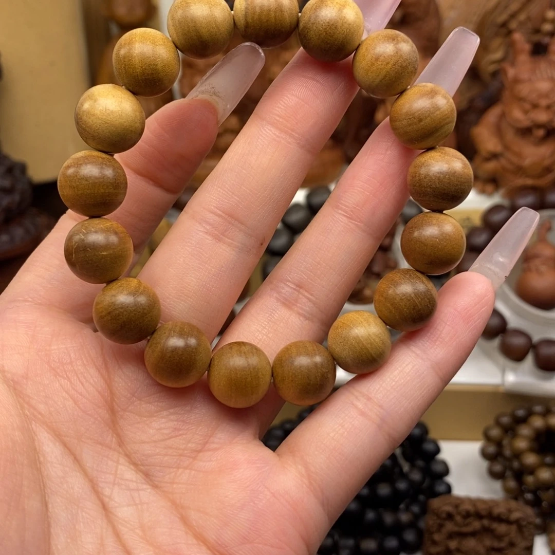 手串/手链檀香木迈索尔老山檀香1.2奶香，微瑕
