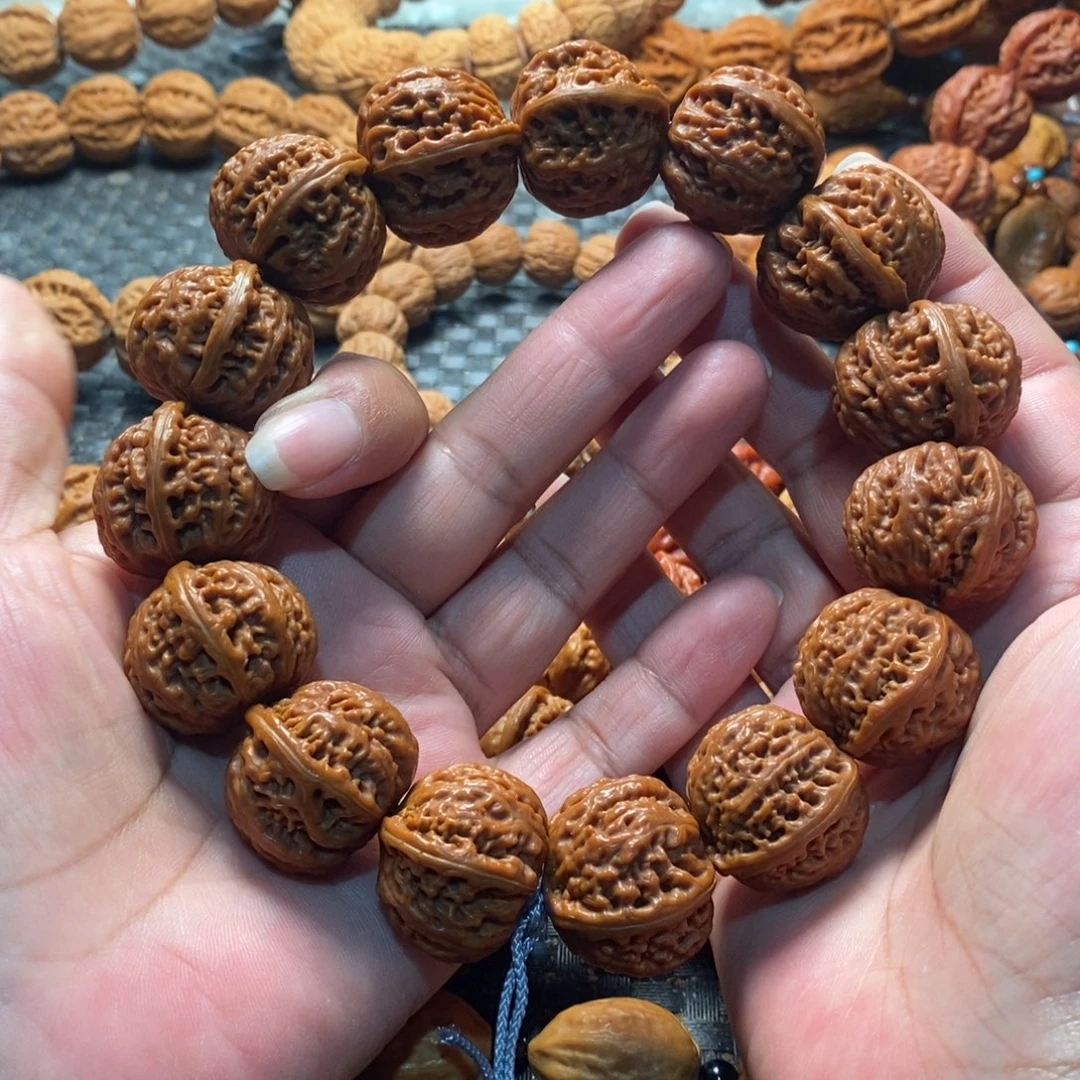 手串文玩核桃蚂蚁纹京八棱