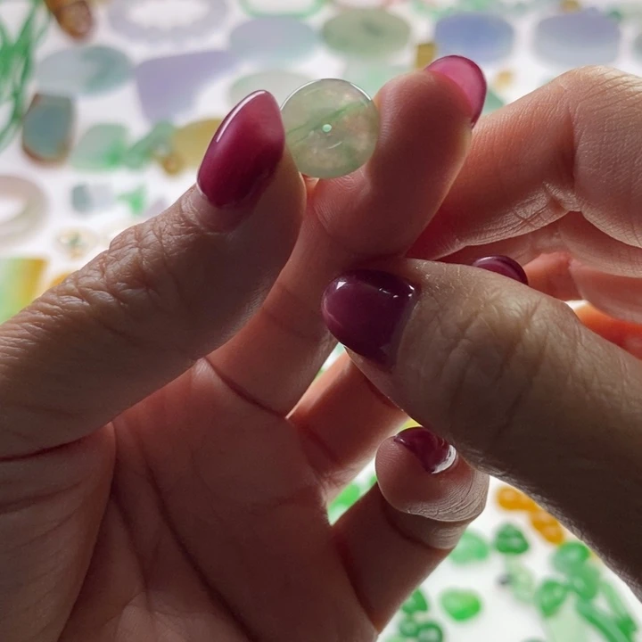 翡翠未镶嵌挂件天然翡翠