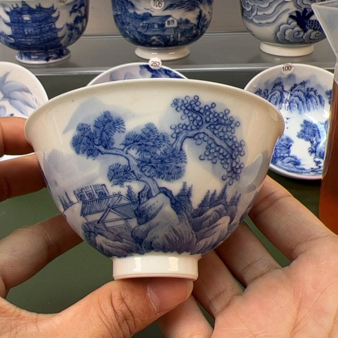 杯木木景德镇纯手绘茶具50