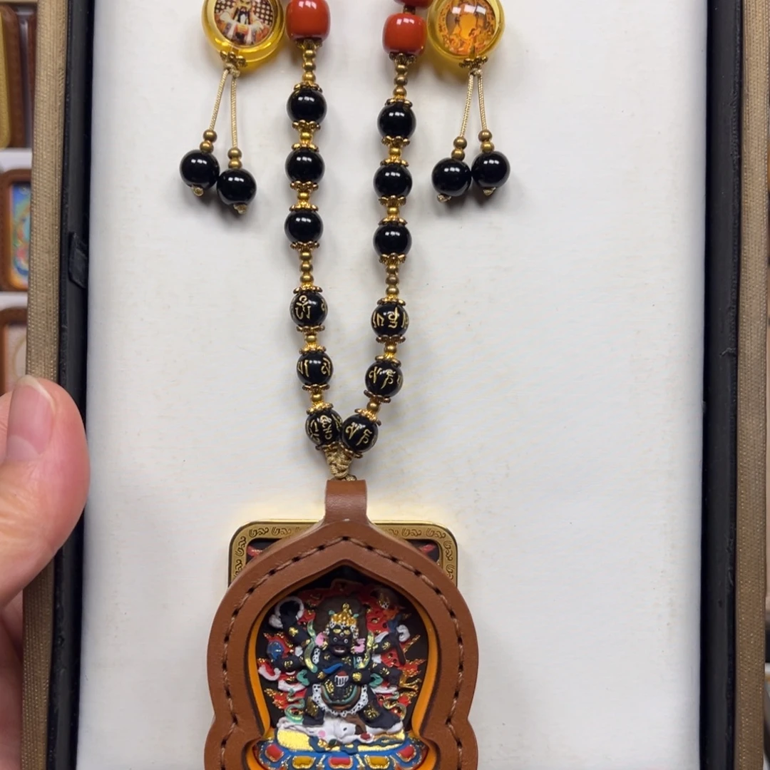 吊坠大黑天擦擦单面