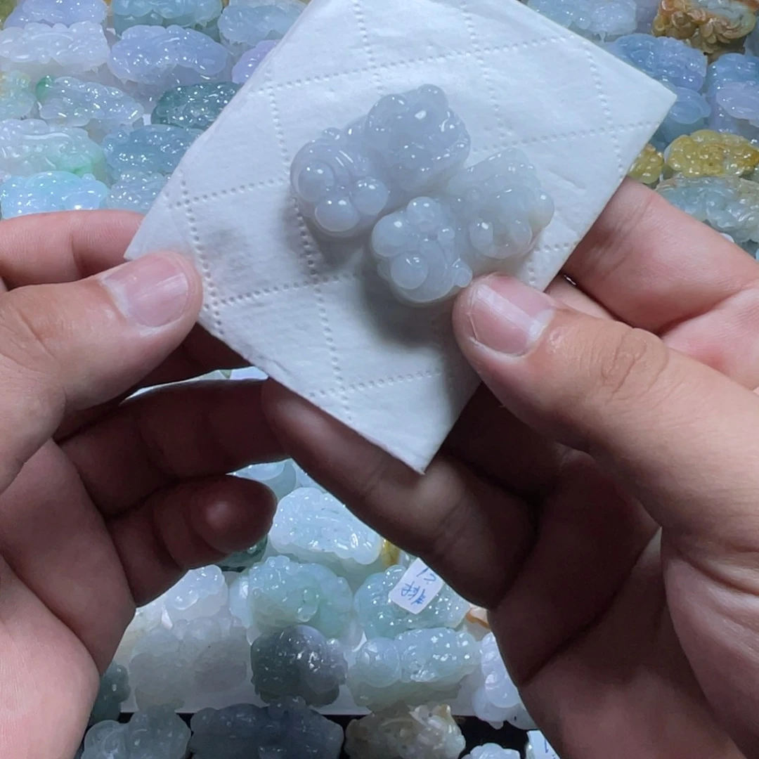 翡翠未镶嵌颈饰天然