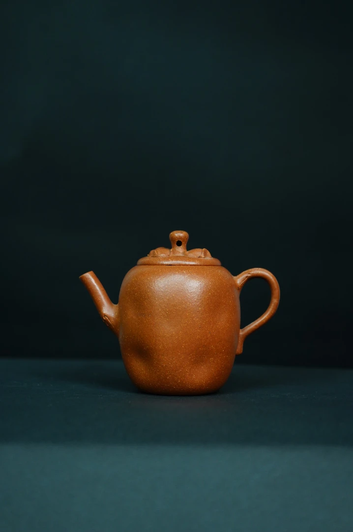 【小品柿子】宜兴紫砂原矿原料手工壶紫砂壶