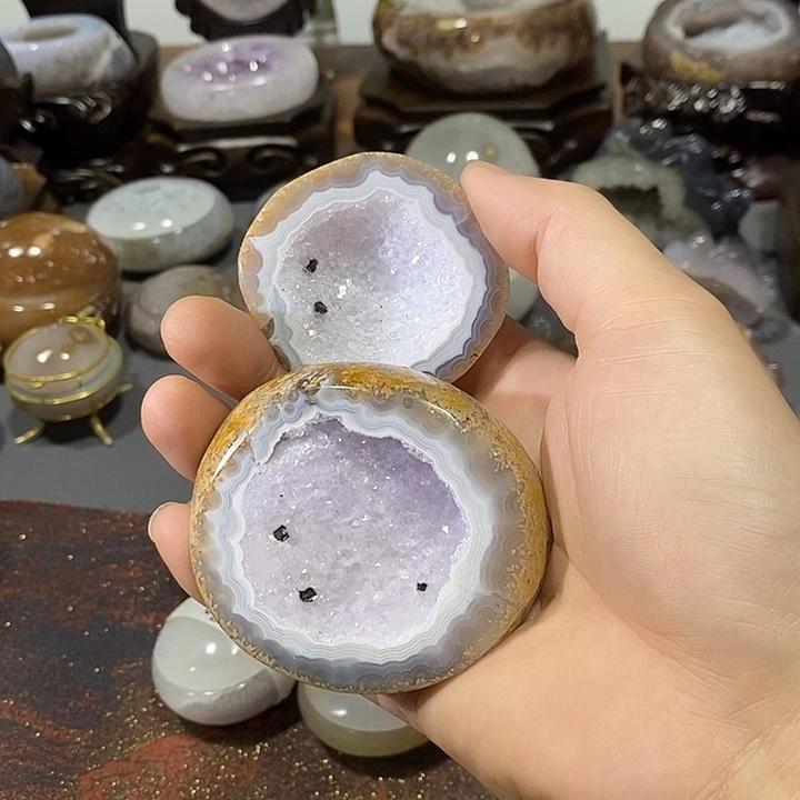 水晶摆件未镶嵌聚宝盆