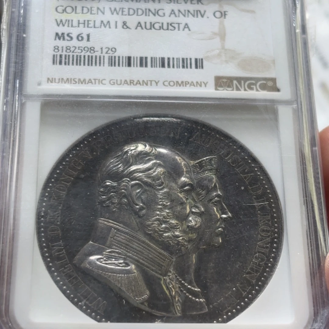 奇***迹银Ag900德国高浮雕银章 2155