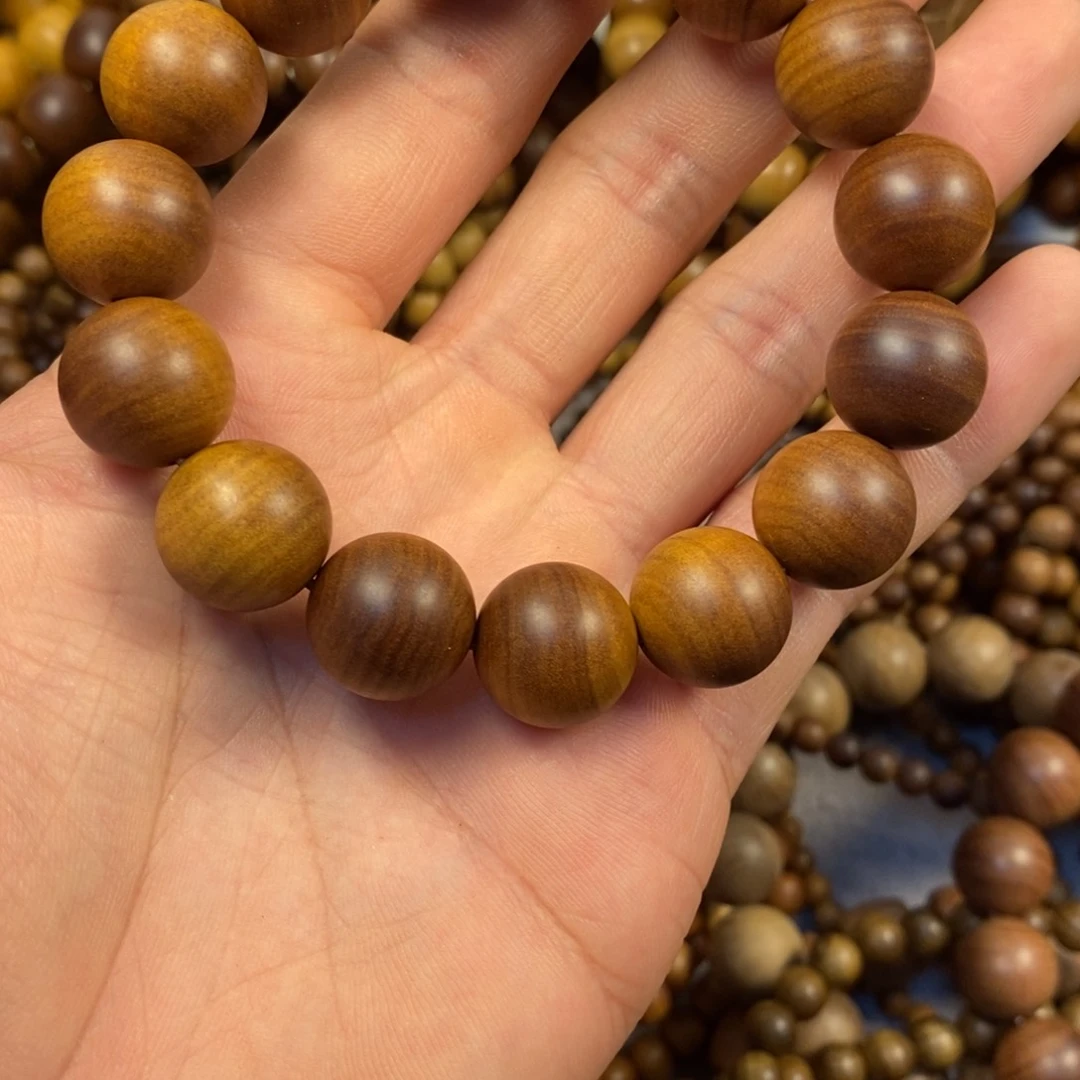 檀香木手串/手链8*奶香1.5
