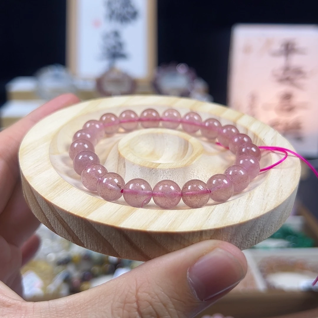 水晶手链未镶嵌草莓晶