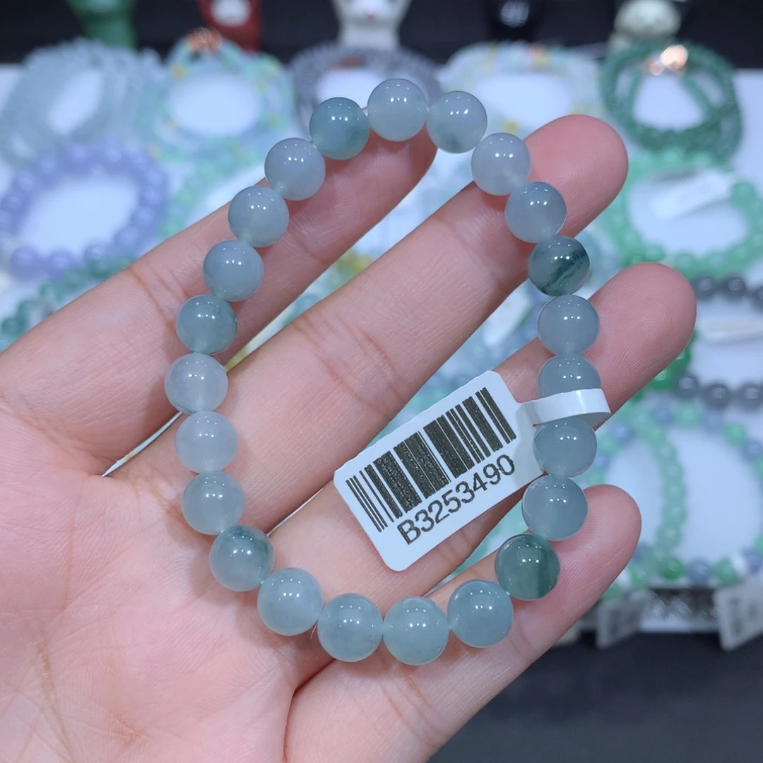 未镶嵌手串翡翠天然