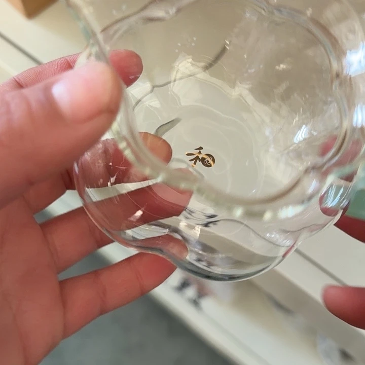 玻璃手工艺品玻璃茶器纳福浅玉