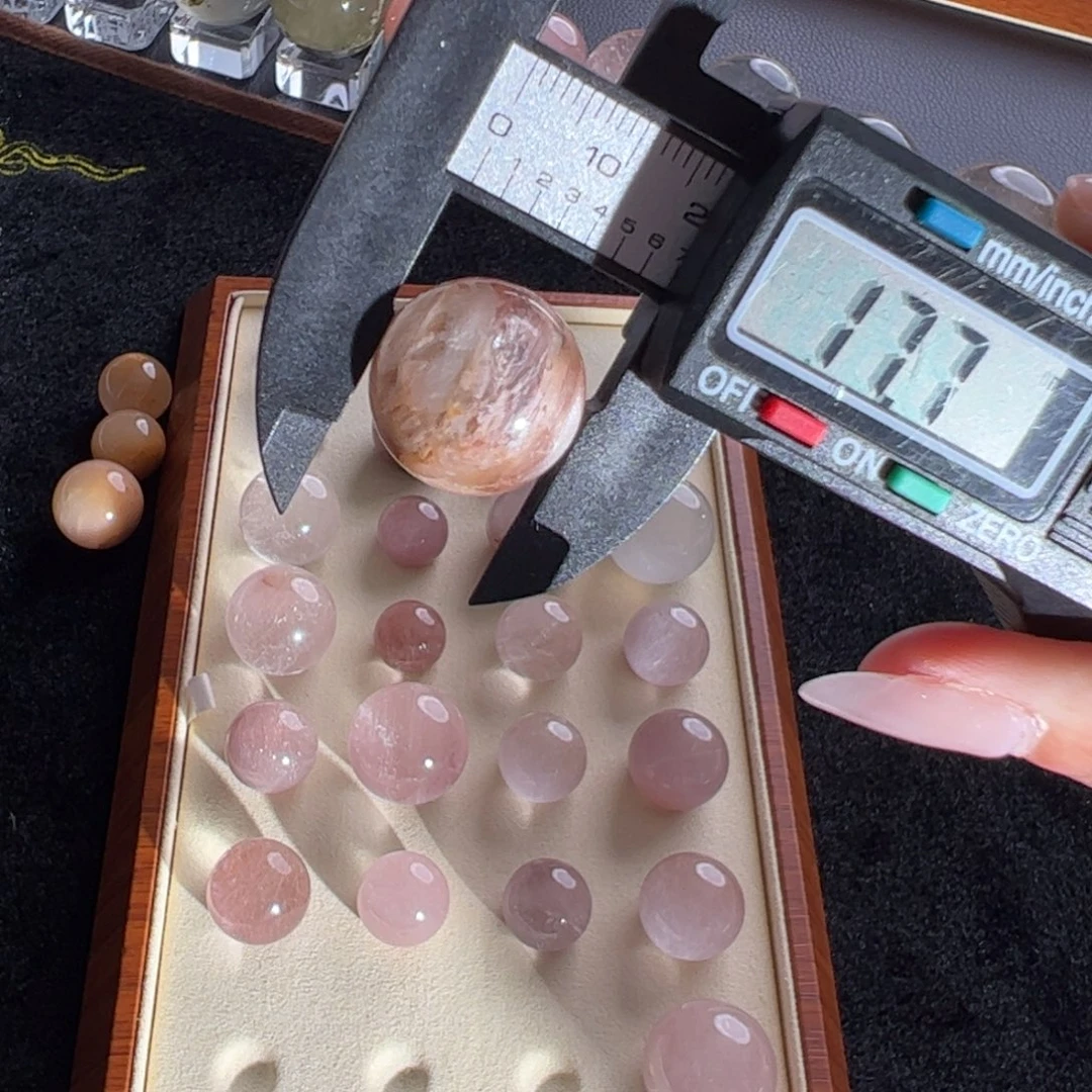 ****7水晶未镶嵌手链17.7m定制通孔不退不换