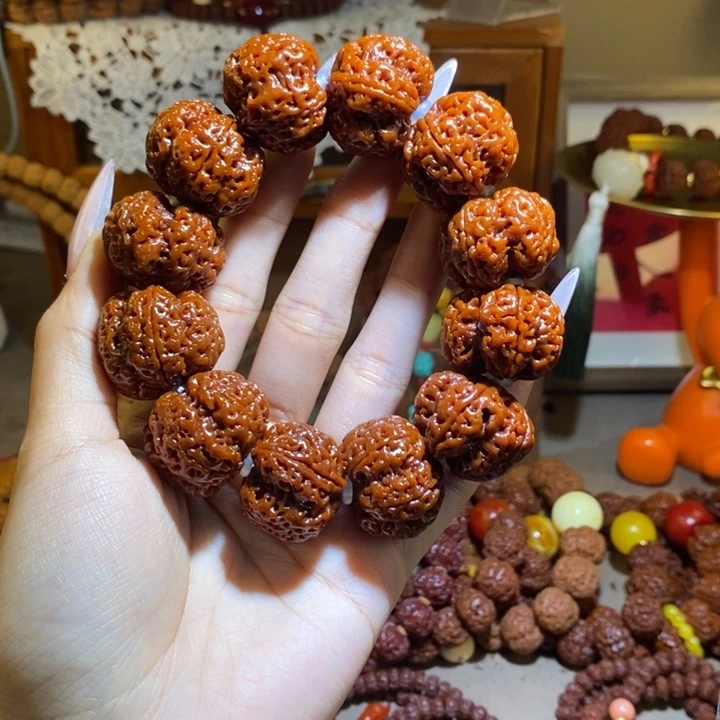 用***2金刚菩提手串275玉华爆肉高货一物