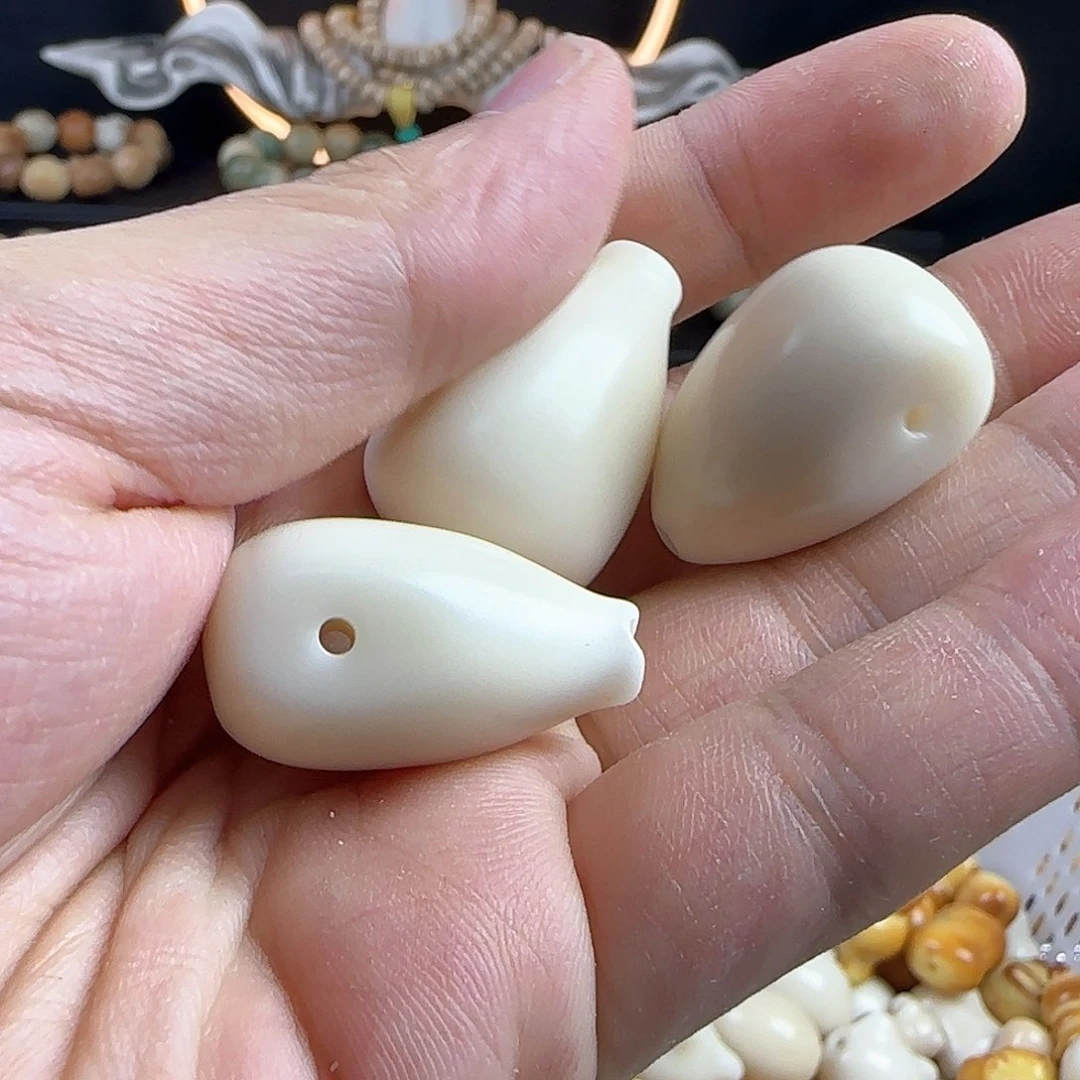 菩提根/象牙果手串瑕疵三通4颗不挑瑕有裂