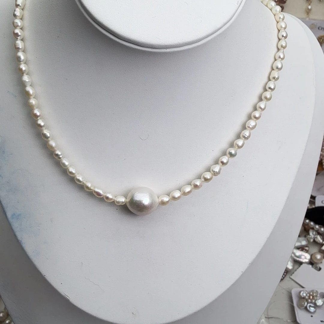 未镶嵌淡水珍珠颈饰
