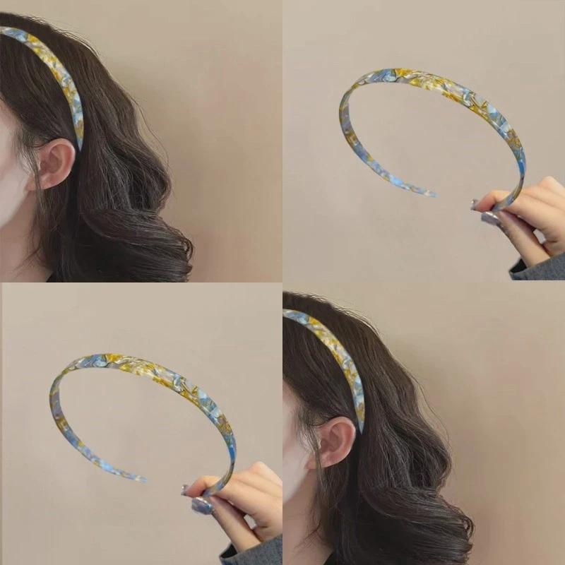 【春夏款发饰】高级感醋酸戴眼镜发箍女日常百搭发卡洗脸压发头箍