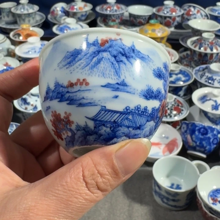 景德镇手工手绘杯