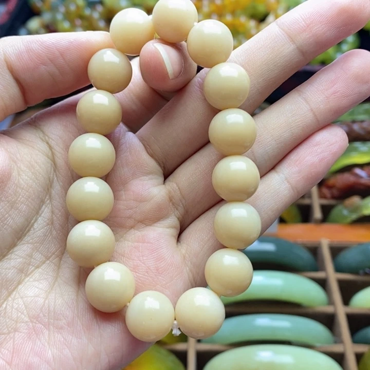 蛇纹石玉未镶嵌手链
