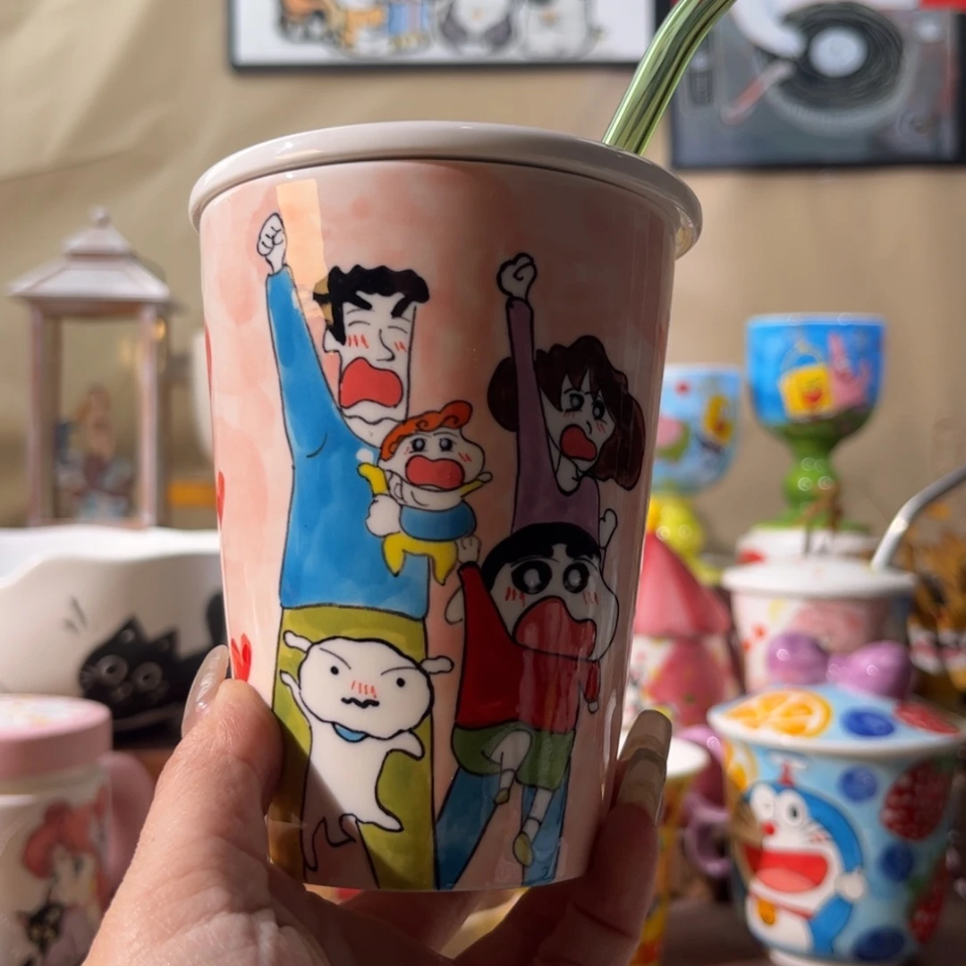 杯景德镇陶瓷手绘水杯