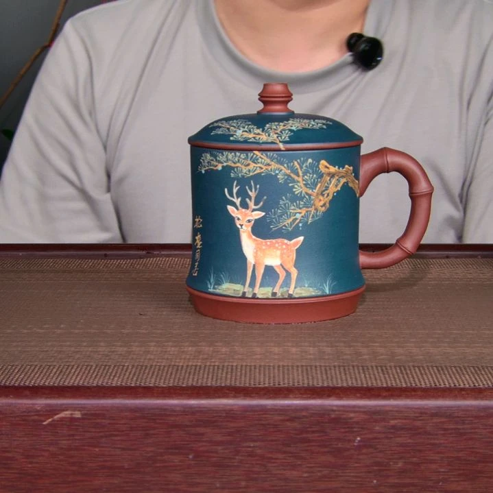 茶杯紫砂高货放漏