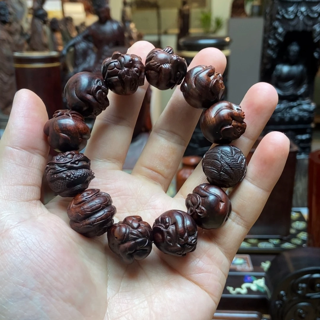 檀香紫檀（小叶紫檀）十二生肖