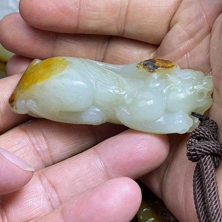 和田玉吊坠(不含链)未镶嵌