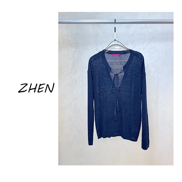 【ZHEN】25K01381  2025新款时尚气质休闲百搭上衣女