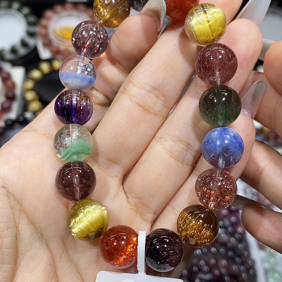 未镶嵌手串水晶多宝12