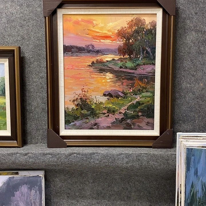 油画带外框画芯尺寸40x50cm