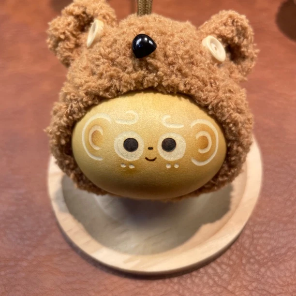 天然小葫芦手工制作小熊头套包挂车挂解压挂饰
