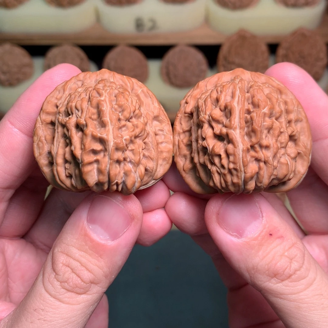 吊坠文玩核桃42三角桩平谷四座楼全品