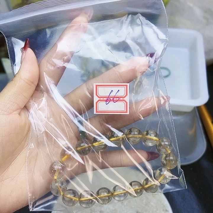 烟晶手链银S925镶嵌岁**歌