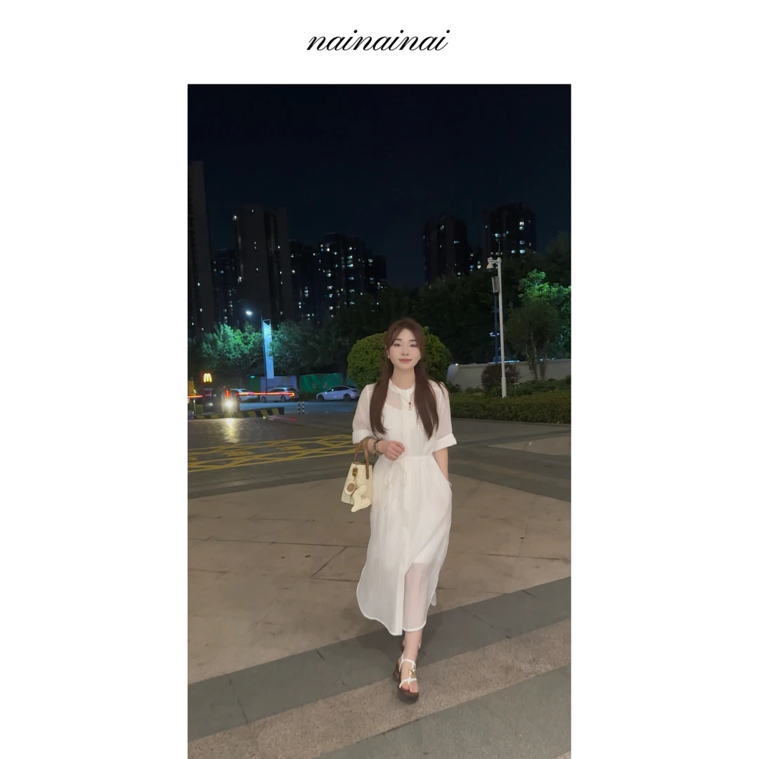 奈奈妮【千金归来】两件套连衣裙女2025夏季新款气质63315