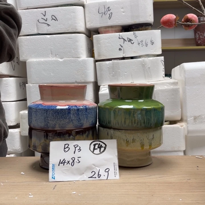 粗陶多肉花盆微瑕93