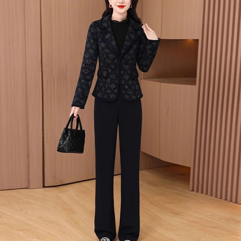 品牌小香风时尚西装套装女2025早秋新款今年流行爆款高级感两件套